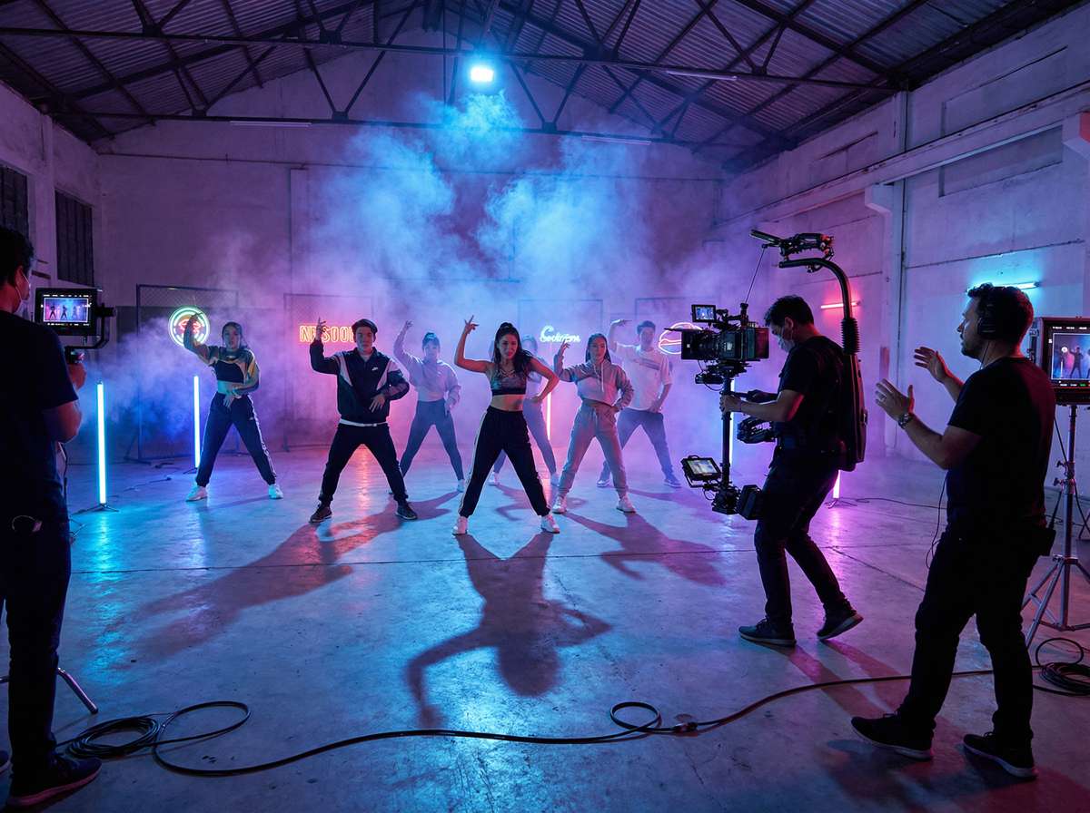 海角视频舞蹈MV星光舞台幕后花絮视频教程